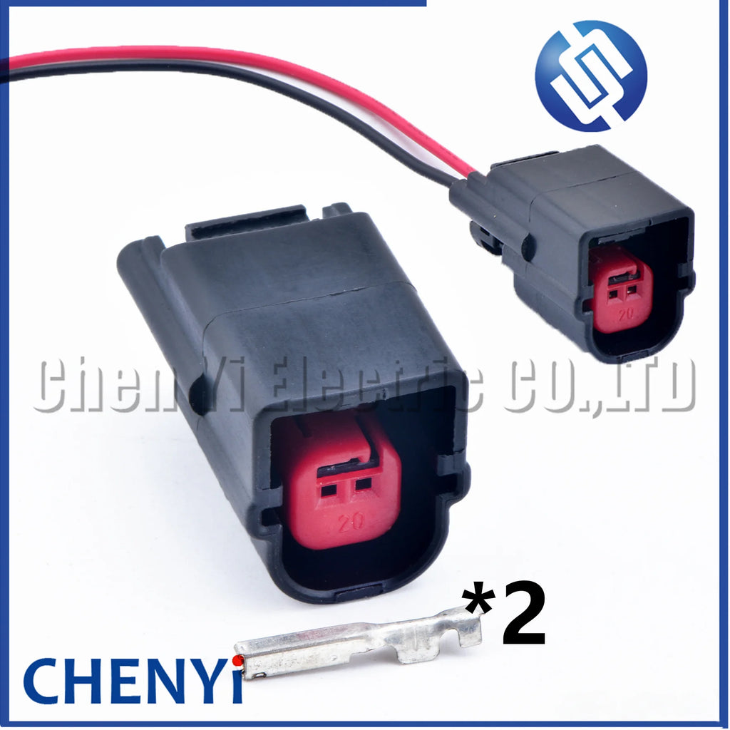 2 Pin Auto Camshaft position sensor plug solenoid valve actuator harness connector E-5932 15472554 For Buick GL8 First Land