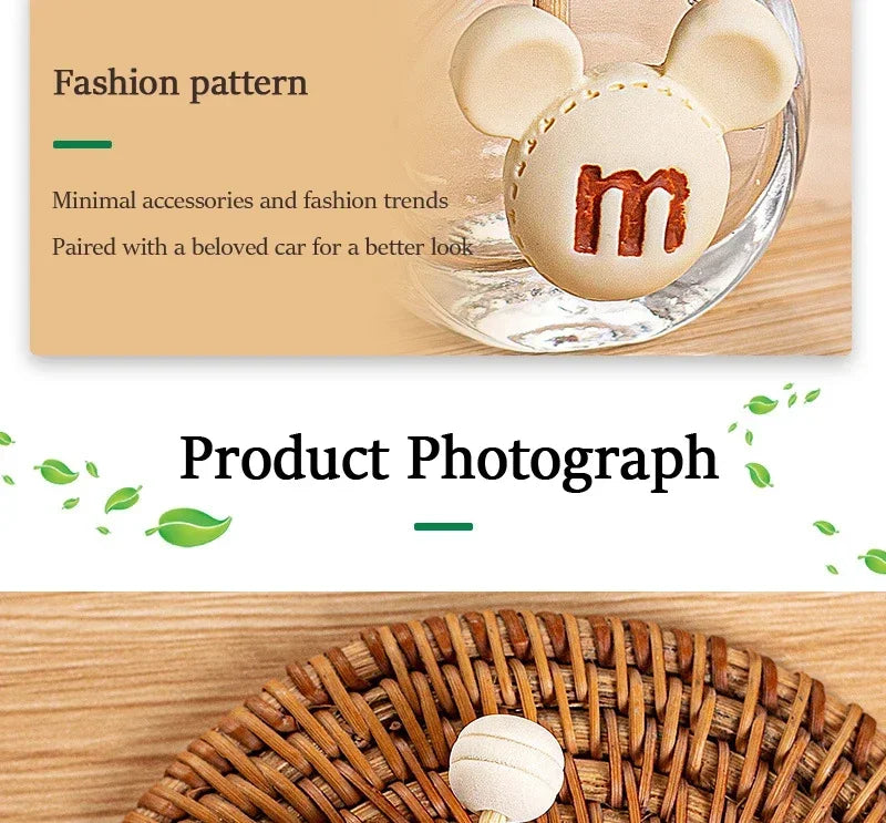 Fashion Car Hanging Perfume Pendant Fragrance Air Freshener Empty Glass Bottle For Essential Oils Diffuser Auto Ornaments Amagi