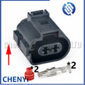 2 Pin auto Parking Brake Actuator connector solenoid valve plug 1J0973722 1J0973722A 6X0973722G 1717692-1 1717692-2