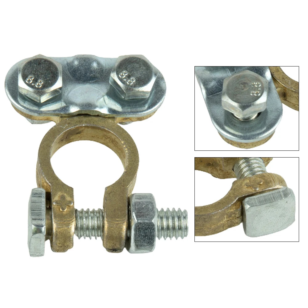 2 Pcs 12V Battery  Terminals Connectors Clamps For Leisure  Clamps Car Van Caravan Campervan  Quick Release Terminal