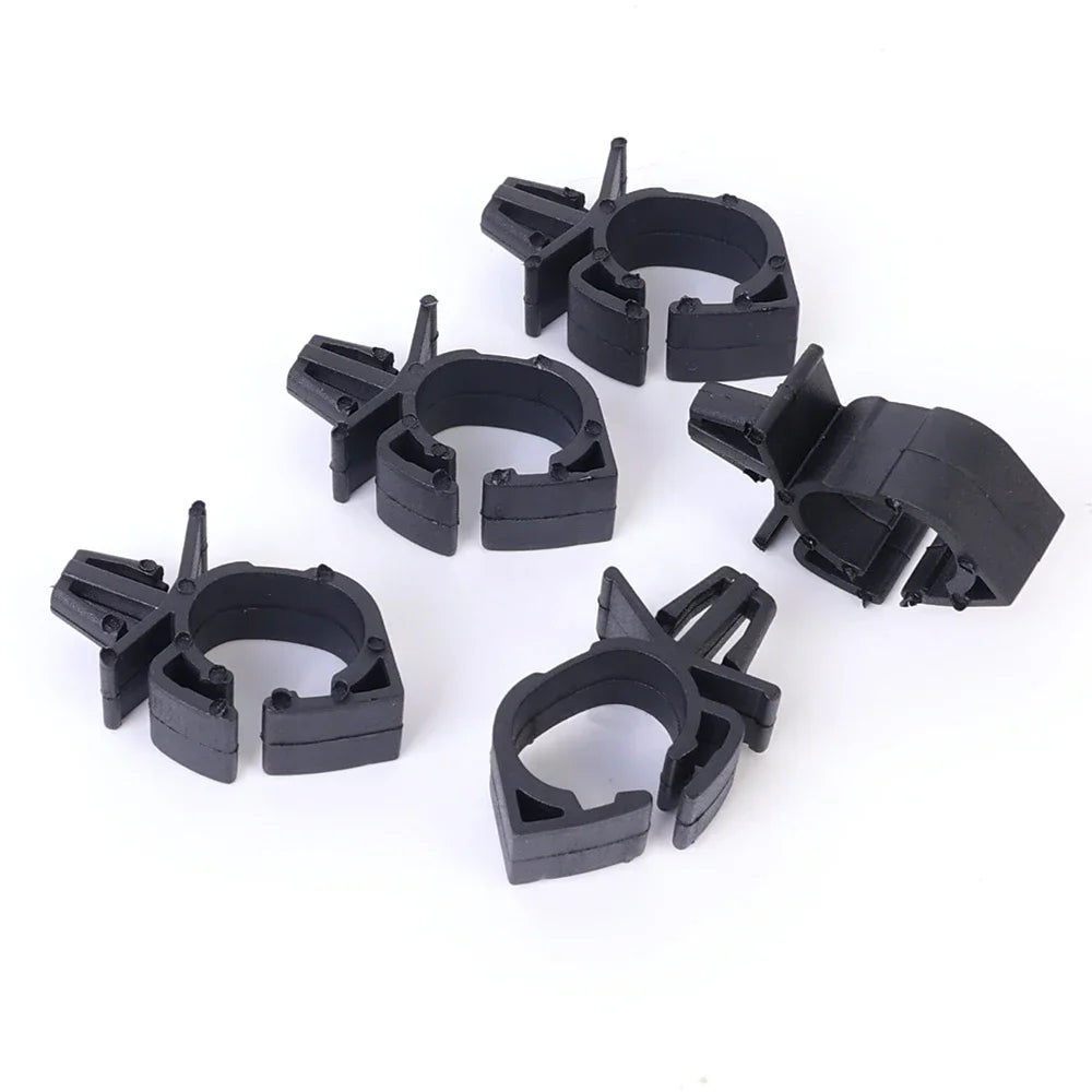 100pc Car Wiring Harness Fastener Route Fixed Retainer Clip Corrugated Pipe Tie Wrap Cable Clamp Oil Pipe Beam Line Hose Bracket