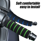 4Pcs/pack Motorcycle Handlebar Grip Universal Handle Bar Cover Brake Clutch Lever Soft Sponge Foam Grips Cover Motorcycles Grip