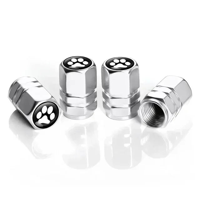 4Pcs Tire Valve Stem Caps, Universal Car Wheel Air Valve Dust Proof Covers for Cars, Trucks, SUVs, Bikes and Motorcycles Amagi