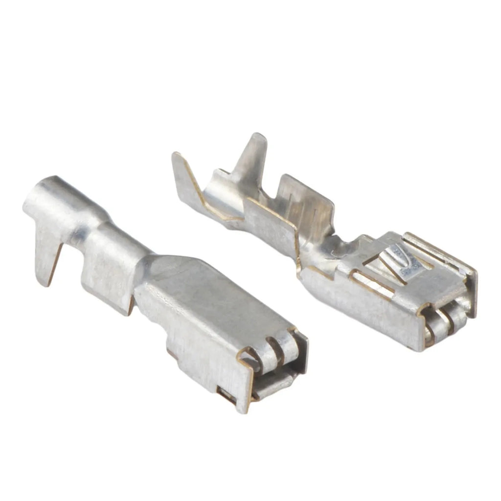 50 Pcs 2.8mm female Wire Crimp Brass tin plating Terminal Cable Splice Pins 968075-2 1355950-2 968678-2 For connector plug