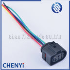 6 Pin 3.5mm 1J0973733 Automotive waterproof connector plug LSU 4.2 Oxygen Sensor Connector 1J0 973 733 with wires 1J0973833