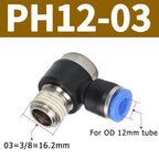 10/50/200PCS Pneumatic Straight Connector BSPT Thread, External Hex Air Hose Fitting 1/8 1/4 3/8 1/2 Inch for Air Compressor