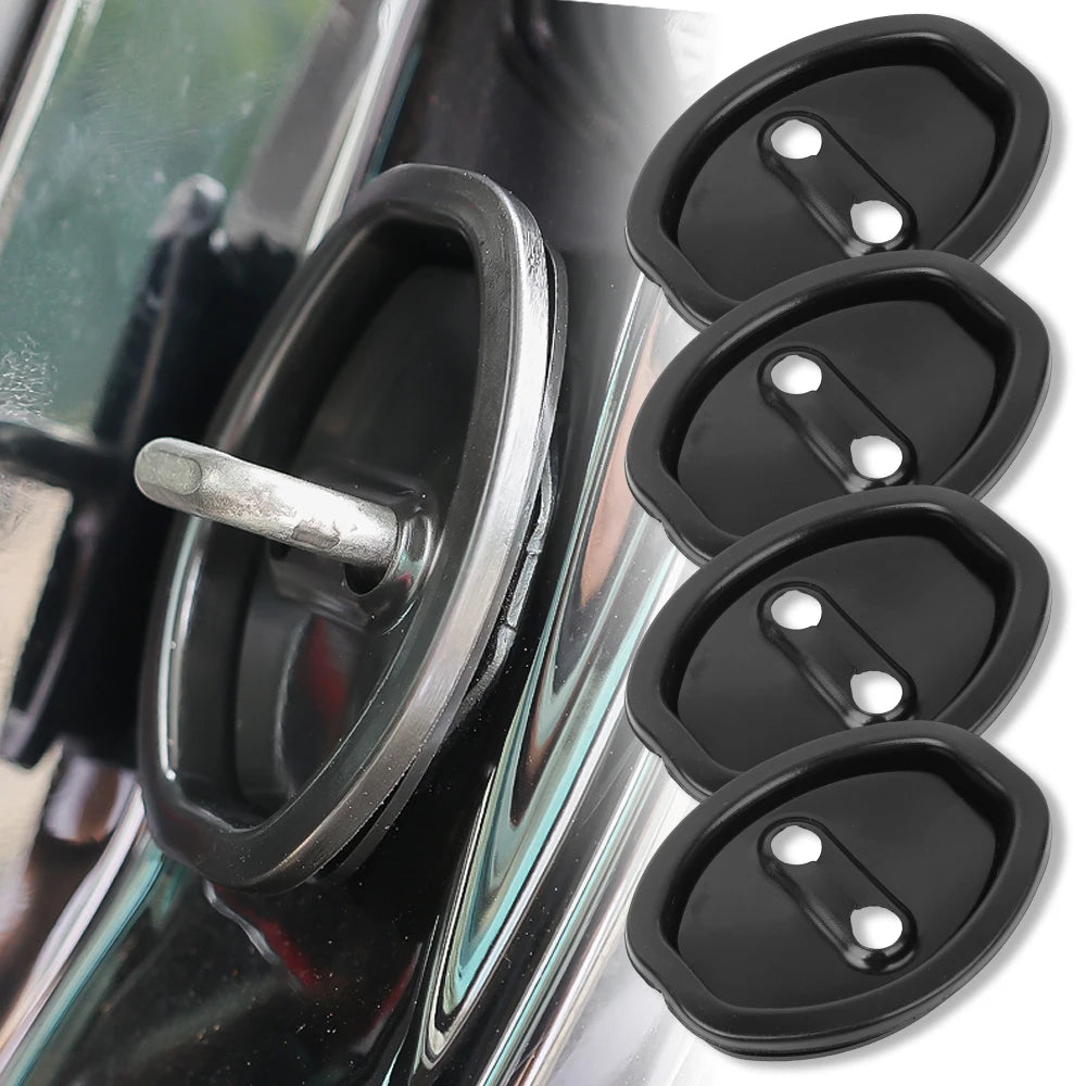 Universal Car Door Closing Shockproof Silicone Cushion Mute Shock Absorber Protective Covers Car Door Latch Accessories 8/1pcs
