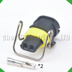 2-Pin Connector Waterproof Connector Excavator Electrical nozzle Injector Injector