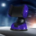 Elegant Rhinestone Car Phone Holder Universal Rotatable Secure Perfect for Easy Navigation and Style Interior Woman Accessories