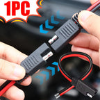 1-5PCS High-quality SAE Female and Male Power Extension Plug Cables Solar Cell Quick Disconnect Wiring Copper Harnesses