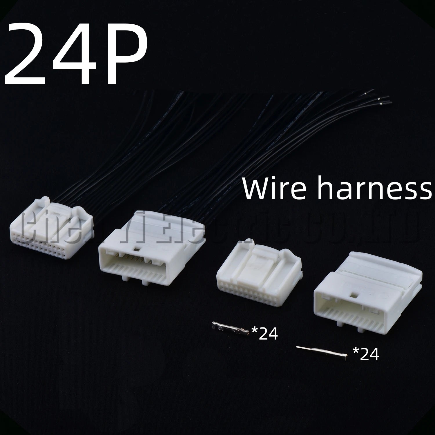 24-pin wire harness automotive audio navigation connector socket harness toyota toyota