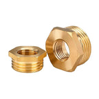 Brass BSP Reducing Hexagon Bushing Adapter Fitting,Male to Female Connector for Fuel,Water,Gas,Oil,1/8" 1/4" 3/8" 1/2" 3/4" 1"