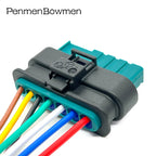 1 Set 7 Pin Car Oil Pump Plug Filter Waterproof Wire Harness Connector Sheath Terminal Suitable for A1715450128