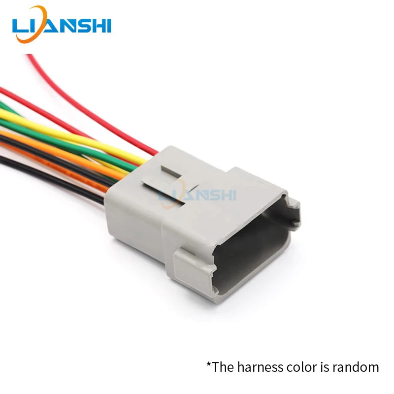 New energy connector DT04-12P automotive waterproof connector DT06-12S docking terminal harness plug