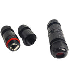 IP68 Waterproof RJ45 Ethernet Coupler, Cat6A Shielded 10Gbps Network Cable Extender for Outdoor LAN and Security Camera