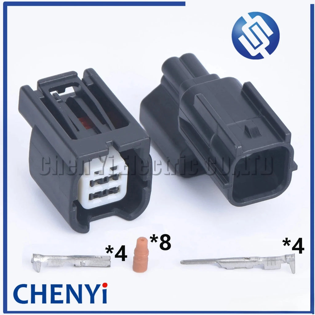 4 Pin auto sensor connector Front and Rear Panoramic Camera harness plug 7282-2763-30 7283-2763-30 For Nissan Honda