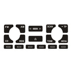 For A4 B6 B7 Radio Clima ESP Car Center Console Part Switch Button Repair Kit Sticker Decal Fix Faded Anti Scratch