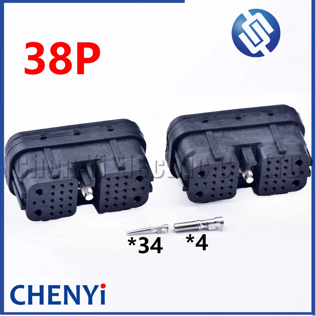 38 Pin connector DRC26-38S automotive waterproof plug DRC26-38S01 DRC26-38S02 With Pins For Deutsch DRC series