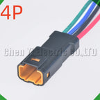 4 Pin Auto Waterproof Electronic Connector Wire Harness Butt Plug For 04R-JWPF-VSLE-S 0...