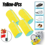 1-2PCS Wash Shoes Bag Padded Net Laundry Shoes Protector Fluffy Fibers Polyester Washing Shoes Machine Laundry Bag Drying Amagi