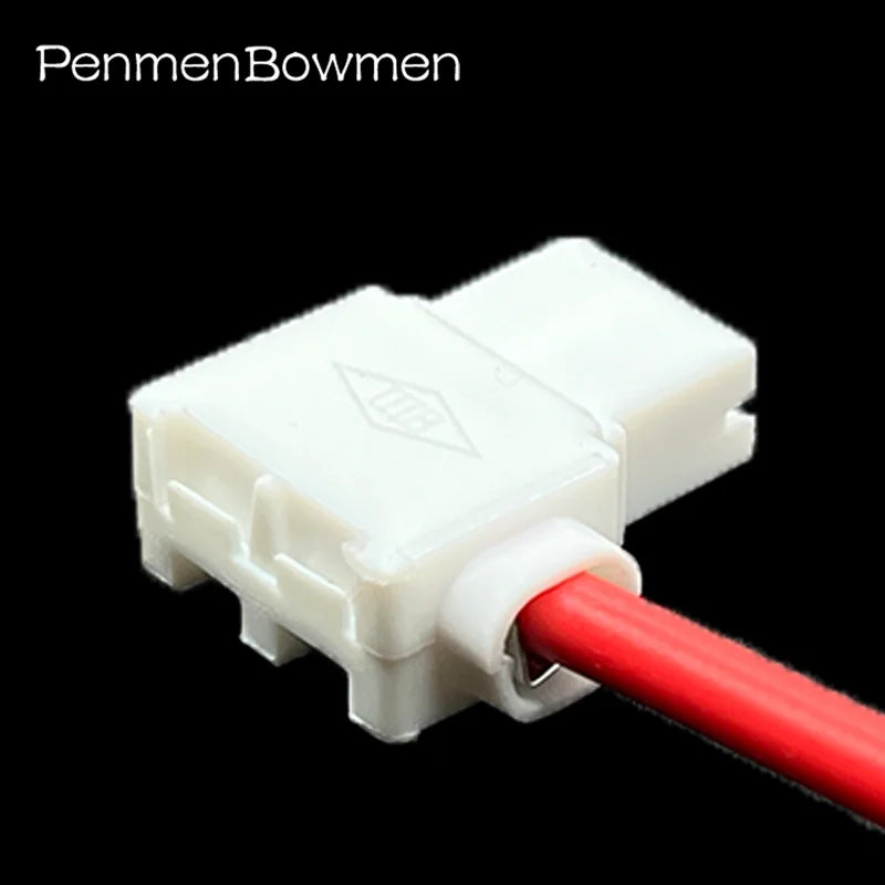 1 Set 1 Pin 250 Flag Spring Nylon Hard Sheath Electrical Cable Connectors 6.3mm Female Wiring Harness Plug 176497-1