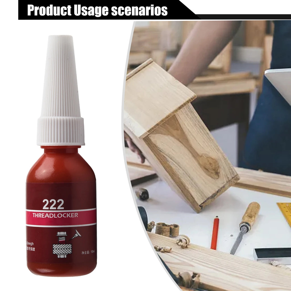 1 Pcs 10ml Threadlocker 222/242/243/262/263/271/277/290 Anaerobic Glue Anti-loose Fastening Sealant Adhesives Caulk Adhesives