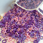 100/300PCS Colorful Basic Nylon Ealstic Hair Ties for Girls Children Ponytail Hold Scrunchie Rubber Band Kids Basic Hair Amagi