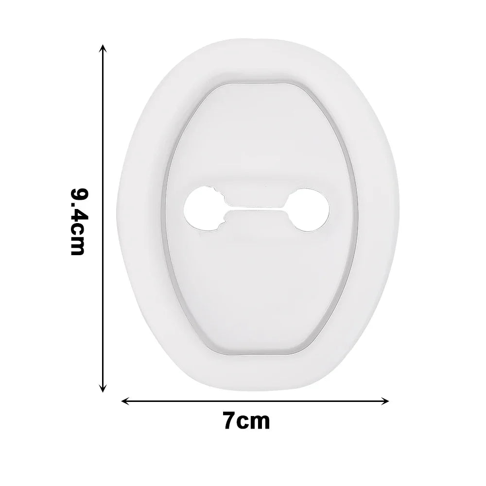Universal Car Door Closing Shockproof Silicone Cushion Mute Shock Absorber Protective Covers Car Door Latch Accessories 8/1pcs