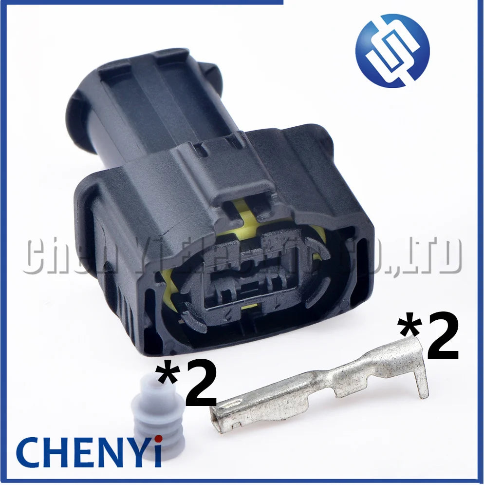 2 Pin Automotive waterproof connector Ignition coil fuel injector Wire harness plug 1928499372 1 928 499 372 For Geely GAC Motor