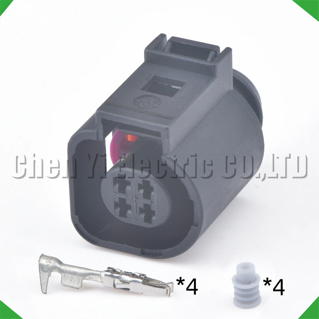 4 Pin  Auto Connectors Water temperature and liquid level sensor Plug 4B0973812 4B09737...