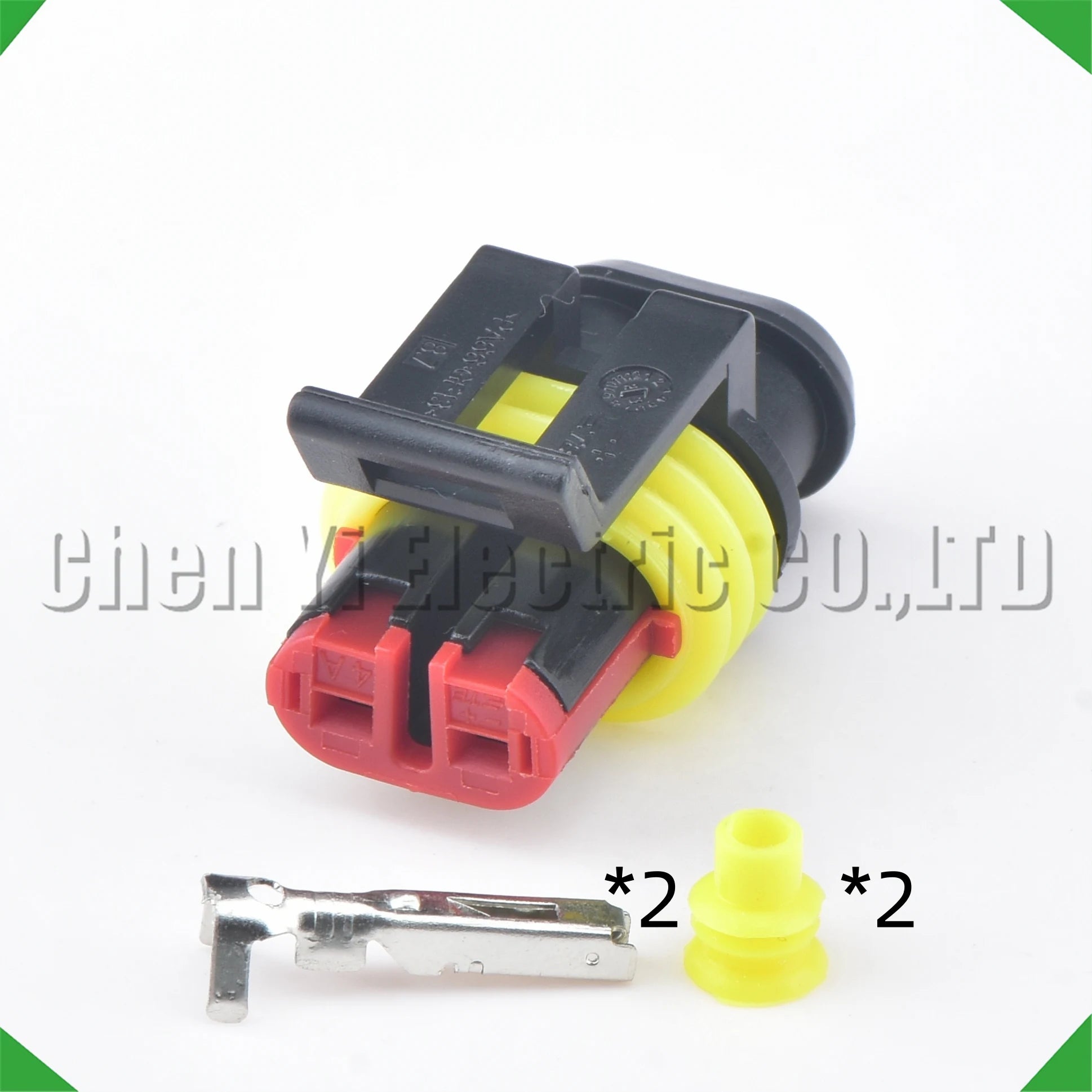 2-Pin Auto Connector Connector Female Super Waterproof Electrical Automotive Connector