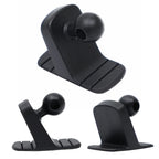 Car Phone Black Holder Sticky BaseBendable Design Can Be Adapted To A Variety of CurvatureSoft Rubber MaterialBall Head17mm
