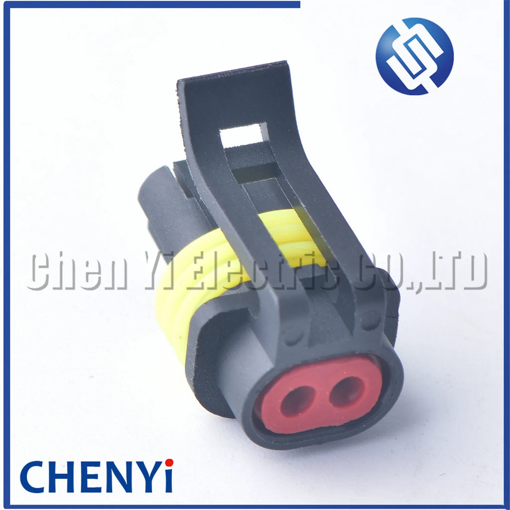 2 Pin female Automotive waterproof Connector Sensor Plug 12162852 With Pins