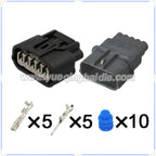 5 Pin Connector Waterproof 1mm Male Female Connector Auto Wire Harness Automobile House Cable Plug for Honda 6189-1081 6189-6909