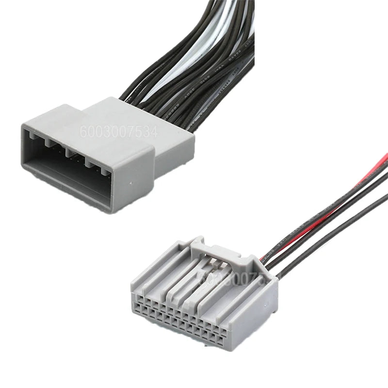 24 Pin Connector Unsealed Series Female Male Connector Cable Plug Motorcycle Electrical Harnesses Wiring Harness MX34024PF1