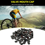 Car Tire Valve Plastic Black Bike Tyre Valve 1000/4PCS Caps with O Seal Ring Dome Shape Dust Valve for Car Bicycles Motorcycles