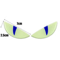 Compact Night Light 3D Devil Eye Stickers Motorcycle Electric Scooter Modified Decorative Front Stickers Windshield Stickers