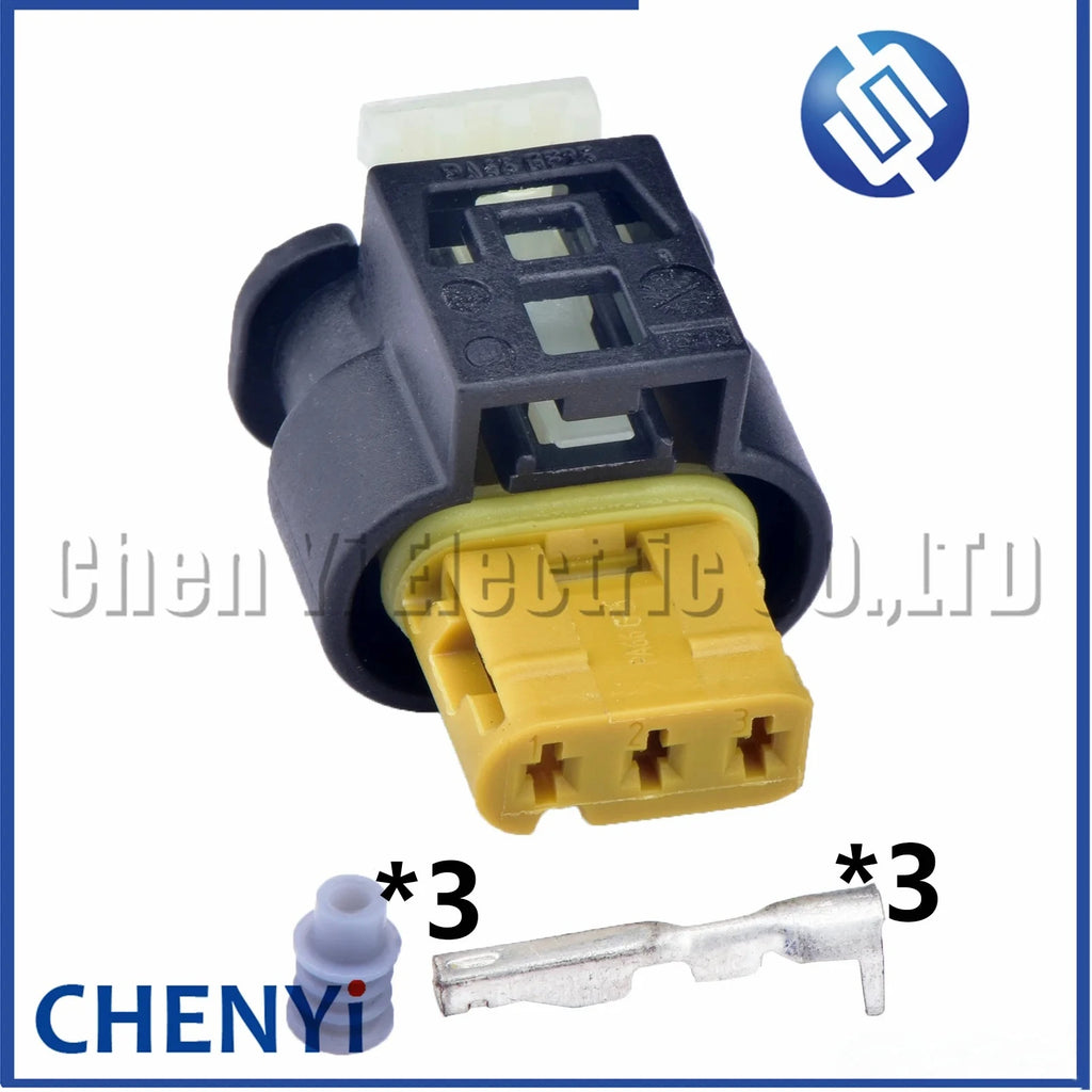 3 Pin Automotive waterproof connector car Reverse radar sensor plug 7617212-04 872-858-546 805-121-524 A0285454226