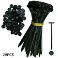 10/20/100pcs Nylon Universal Cable Tie Buckle Pin Button Zip Ties Self-Locking Fixed Cables Zip  Wire Fastening Strap Motorcycle