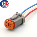 4 Pin Connector Series Unsealed Female Connector Cable Plug Motorcycle Electrical Harnesses Wiring Harness DT06-4S-C017