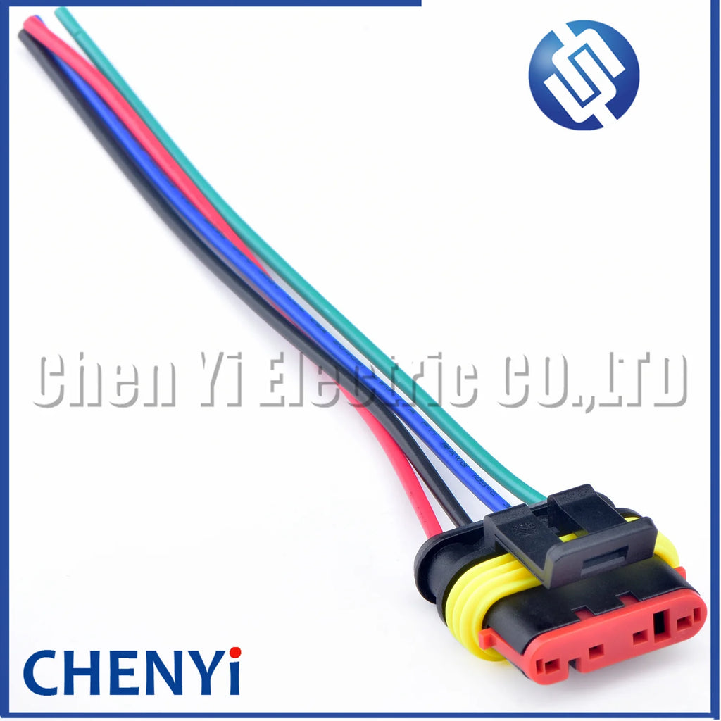 4 Pin way 1.5 series Female or Male 282088-1 Automotive Connector Sealed Waterproof Auto Wire harness plug 282106-1
