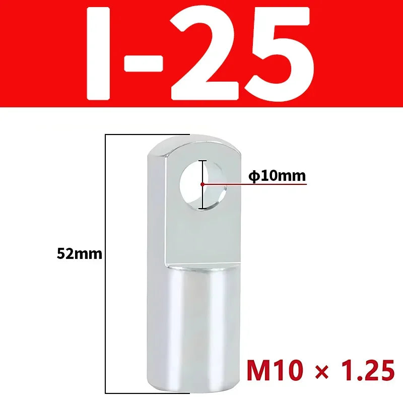 SC Standard Pneumatic Cylinder I/Y Type Mounting Fitting with Pin Connector, Cylinder Accessory for MAL MA Air Cylinders