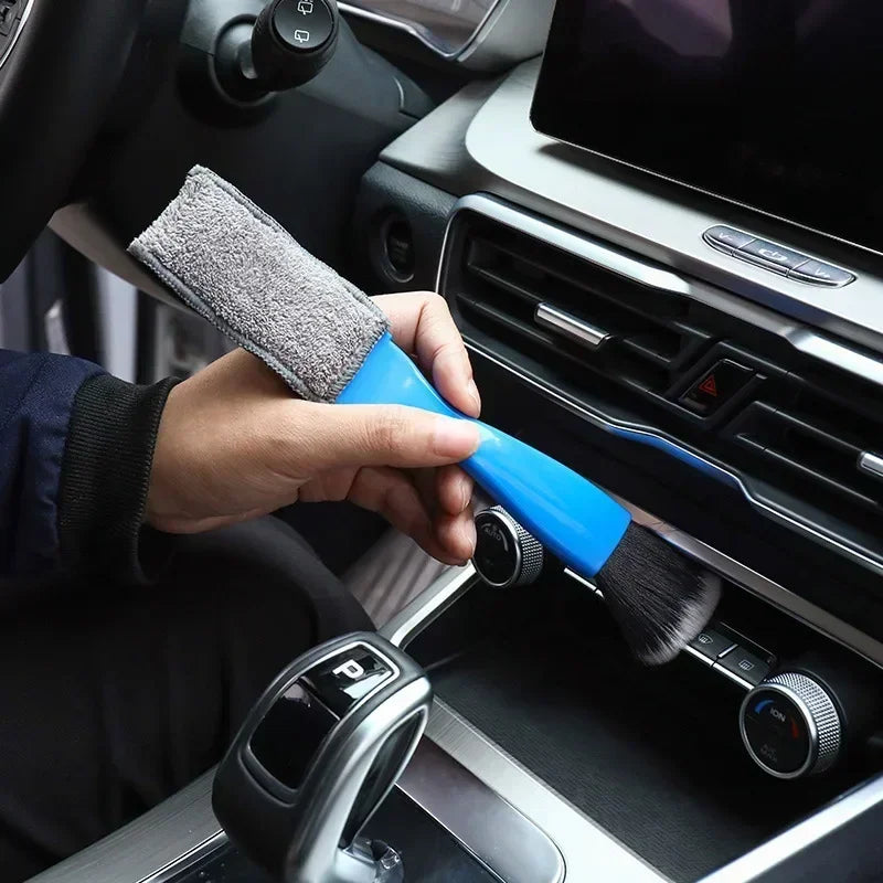 Car Cleaning Tools Air Conditioning Air Outlet Cleaning Dust Removal Soft Brush Multifunctional Auto Interior Cleaning Amagi