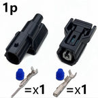 Automotive waterproof connector, two-hole wiring harness connector, 4p turn signal sensor plug, 6-core headlight LED driver plug