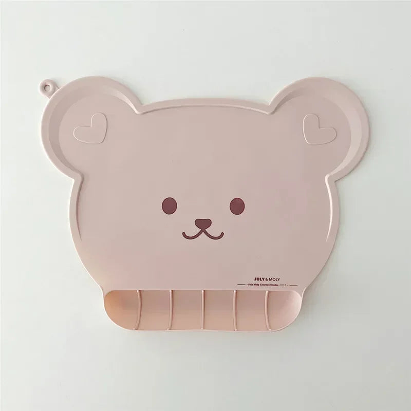 Non-Slip Table Mats Kids Placemats Baby Silicone Placemats with Catching Amagi