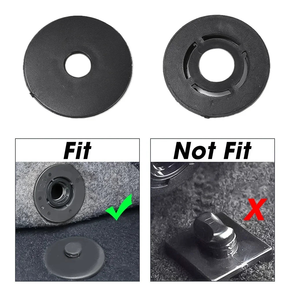 Car Carpet Floor Mat Clips Fastener Clamps for VW Passat Polo Golf Jetta Audi A1 A3 A4 A6 Skoda Octavia A5 A7 Seat Accessories