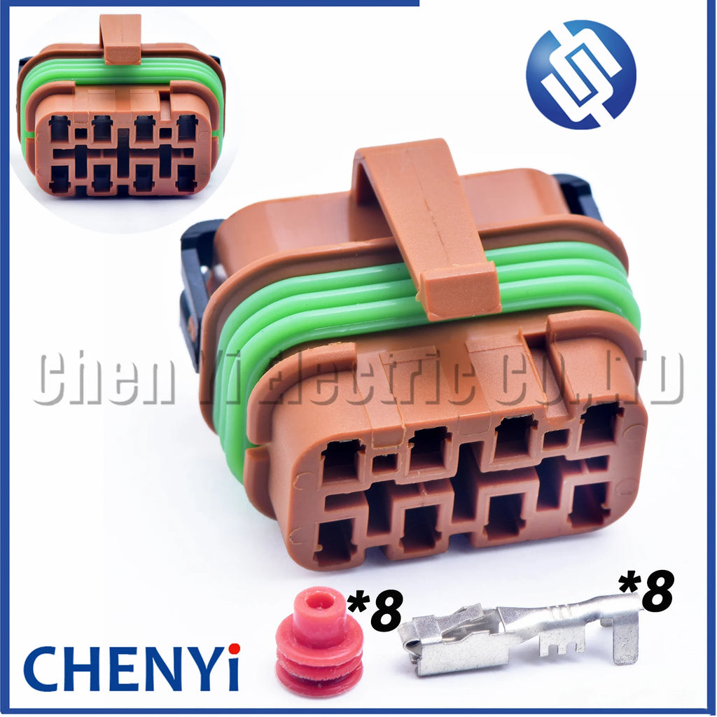 8 Pin Auto Waterproof connector harness plug 32006-D22 32006-E22 32006-H22 32006-C22 32006-B22 32006-A22 32006-F22 32006-G22