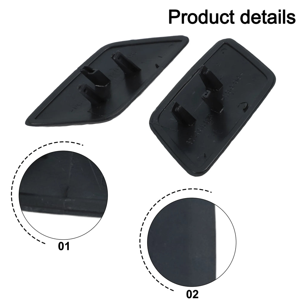 1 Pair Front  Bumper Headlight Washer Nozzle Cover  Cap For Skoda Octavia Mk2  1Z0955109 Cleaning Actuator  Cover Cap Lid