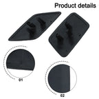1 Pair Front  Bumper Headlight Washer Nozzle Cover  Cap For Skoda Octavia Mk2  1Z0955109 Cleaning Actuator  Cover Cap Lid