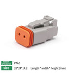 5/10/20Sets Deutsch Type DTM/DT/DTP/DT13/DT15 Waterproof Connector With Terminal Male Female Plug&Socket DTM04-2/3/4/6/8/12P